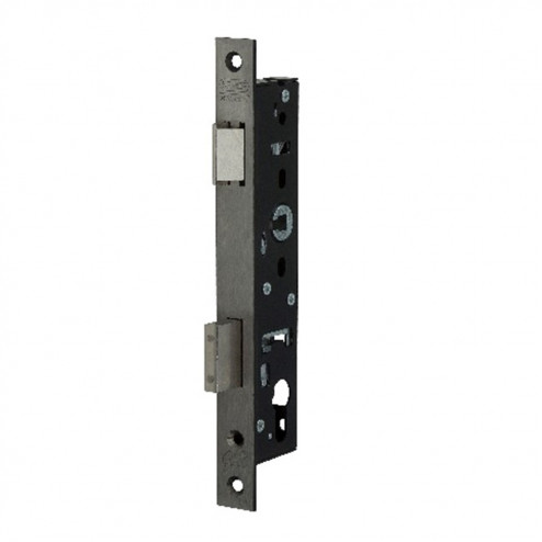 Nemef Veiligheidsdeurslot SKG** - rechthoekig - 24 x 245 mm - RVS - 4169 - doornmaat 45 mm - PC 92
