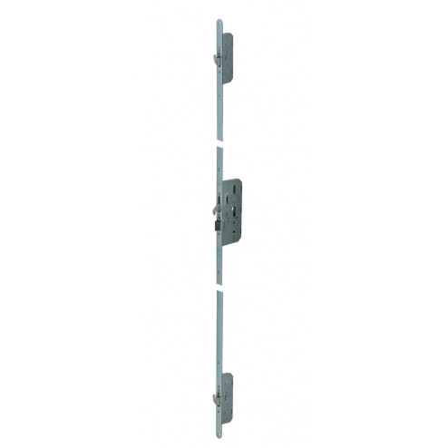 Nemef meerpuntssluiting cilinderbediend  SKG*** - afgerond - 24 x 1700 mm - staal verzinkt - doornmaat 55 mm - PC 72 - comfort line 