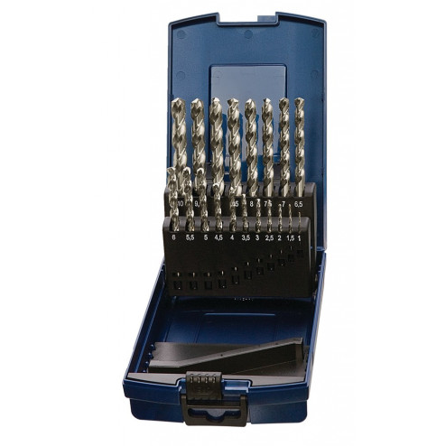 Promat 25-delige spiraalborenset RVS - DIN 338 - HSS-Co - 1-13mm - 4000861970